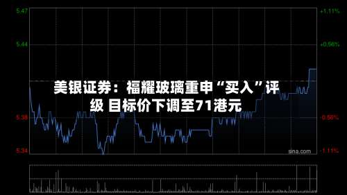 美银证券：福耀玻璃重申“买入”评级 目标价下调至71港元-第2张图片