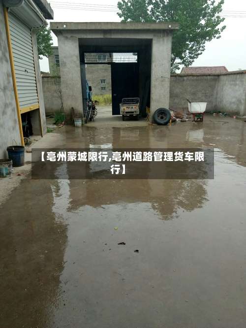 【亳州蒙城限行,亳州道路管理货车限行】
