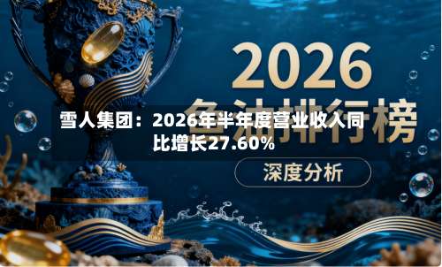 雪人集团：2026年半年度营业收入同比增长27.60%-第2张图片