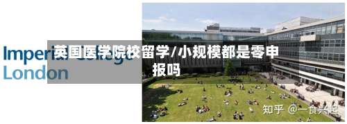 英国医学院校留学/小规模都是零申报吗