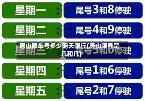 唐山限车号多少明天限行(唐山限号是几和几)