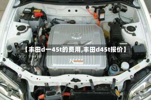 【丰田d一45t的费用,丰田d45t报价】-第2张图片