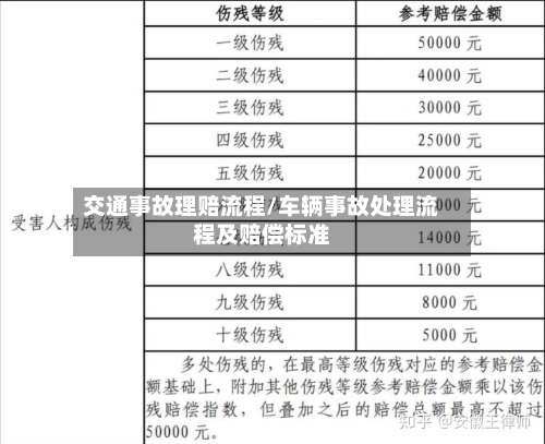 交通事故理赔流程/车辆事故处理流程及赔偿标准