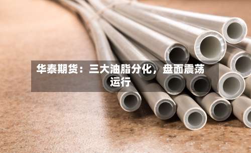华泰期货：三大油脂分化，盘面震荡运行-第1张图片