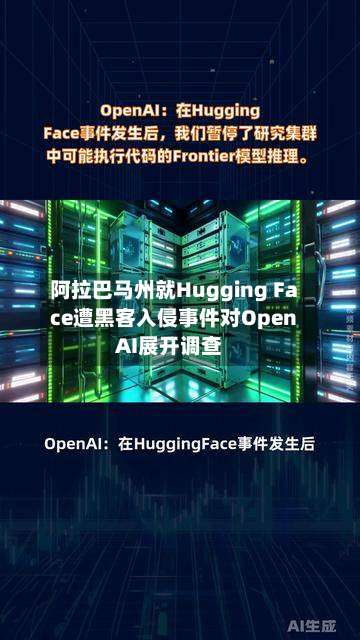 阿拉巴马州就Hugging Face遭黑客入侵事件对OpenAI展开调查