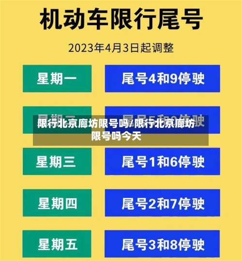 限行北京廊坊限号吗/限行北京廊坊限号吗今天-第2张图片