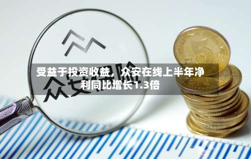 受益于投资收益，众安在线上半年净利同比增长1.3倍
