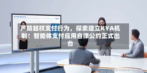 严防越权支付行为	，探索建立KYA机制！智能体支付应用自律公约正式出台-第2张图片