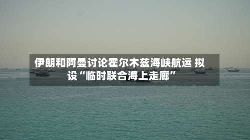 伊朗和阿曼讨论霍尔木兹海峡航运 拟设“临时联合海上走廊”-第2张图片
