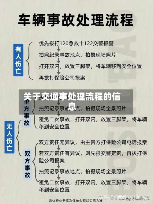 关于交通事处理流程的信息