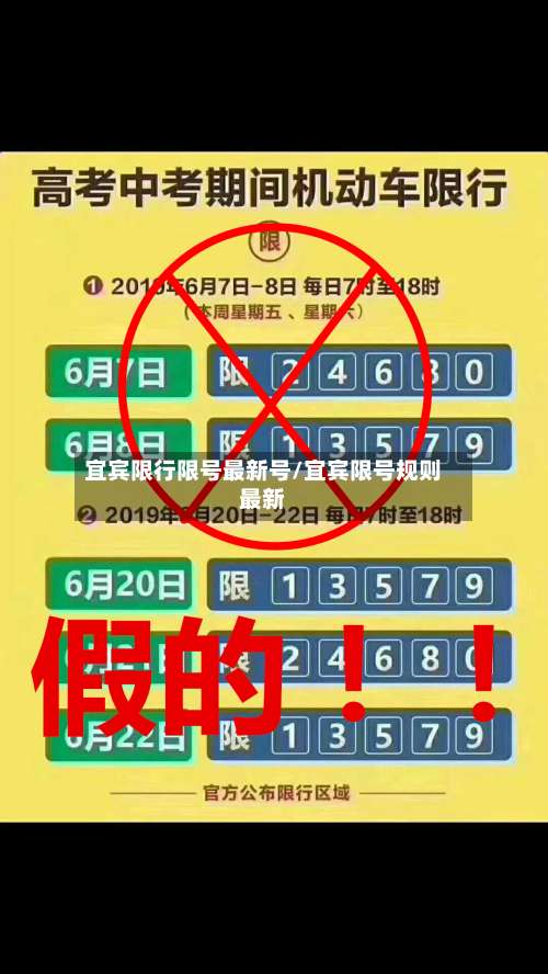 宜宾限行限号最新号/宜宾限号规则最新-第3张图片
