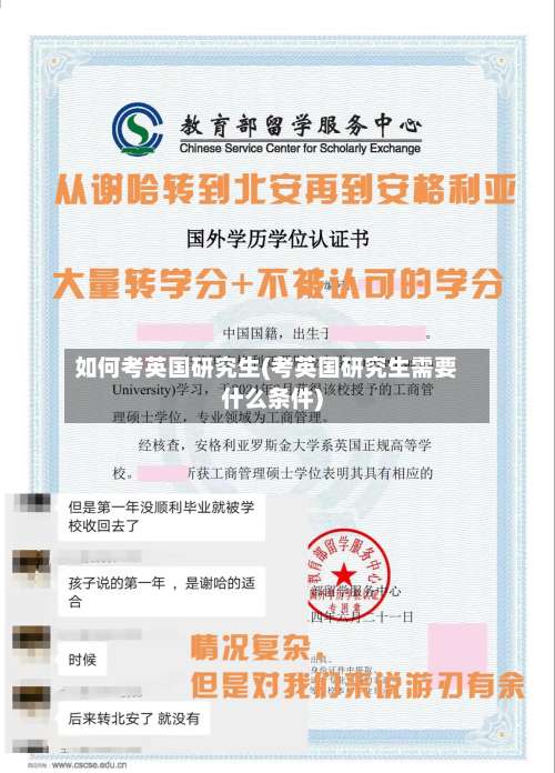 如何考英国研究生(考英国研究生需要什么条件)