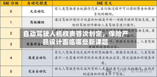 自动驾驶人机权责首次划定	，保险产品设计面临哪些新课题-第2张图片