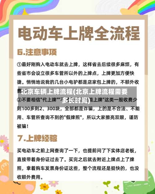 北京车辆上牌流程(北京上牌流程需要多长时间)