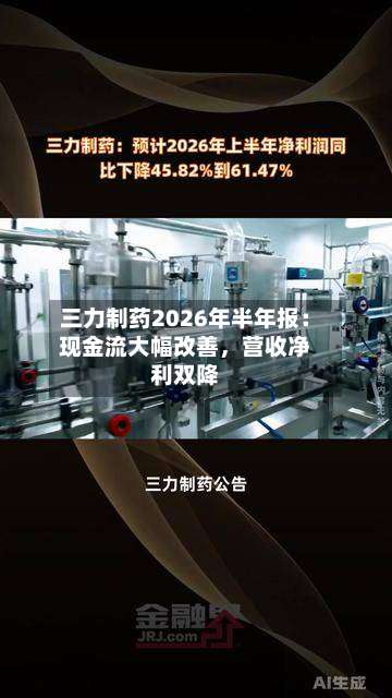三力制药2026年半年报：现金流大幅改善，营收净利双降-第2张图片