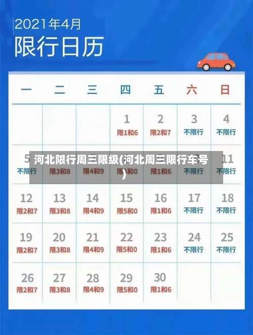 河北限行周三限级(河北周三限行车号)
