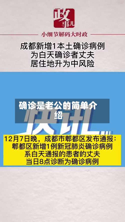 确诊是老公的简单介绍-第2张图片