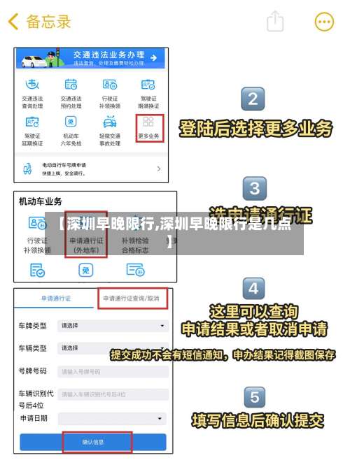【深圳早晚限行,深圳早晚限行是几点】