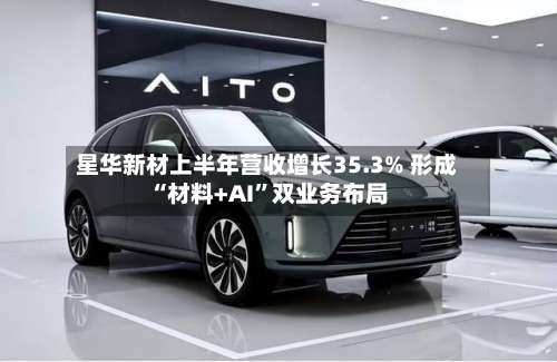 星华新材上半年营收增长35.3% 形成“材料+AI	”双业务布局-第1张图片