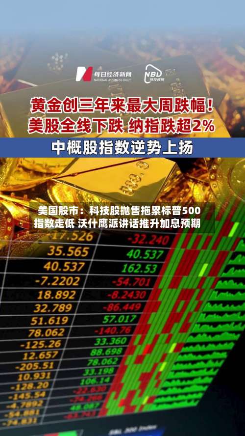 美国股市：科技股抛售拖累标普500指数走低 沃什鹰派讲话推升加息预期