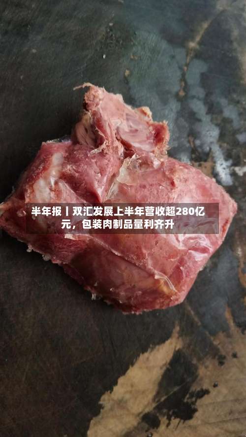 半年报丨双汇发展上半年营收超280亿元，包装肉制品量利齐升-第3张图片