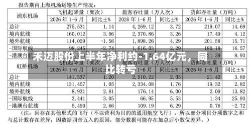 禾迈股份上半年净利约-1.64亿元，同比转亏-第2张图片