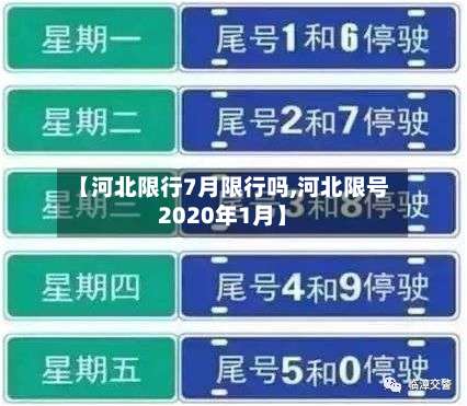 【河北限行7月限行吗,河北限号2020年1月】