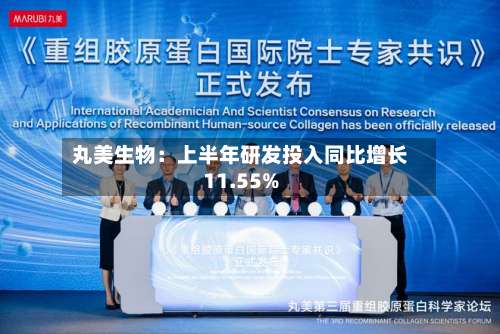 丸美生物:上半年研发投入同比增长11.55%-第1张图片
