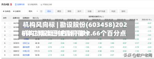 机构风向标 | 勘设股份(603458)2026年二季度已披露前前十机构持股比例合计下跌2.66个百分点