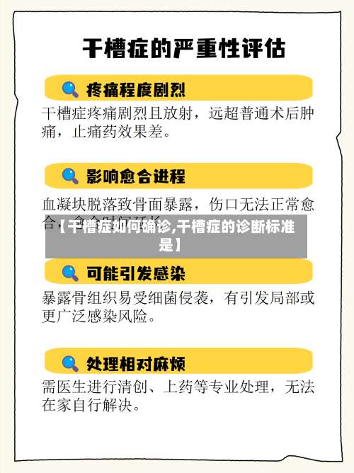 【干槽症如何确诊,干槽症的诊断标准是】
