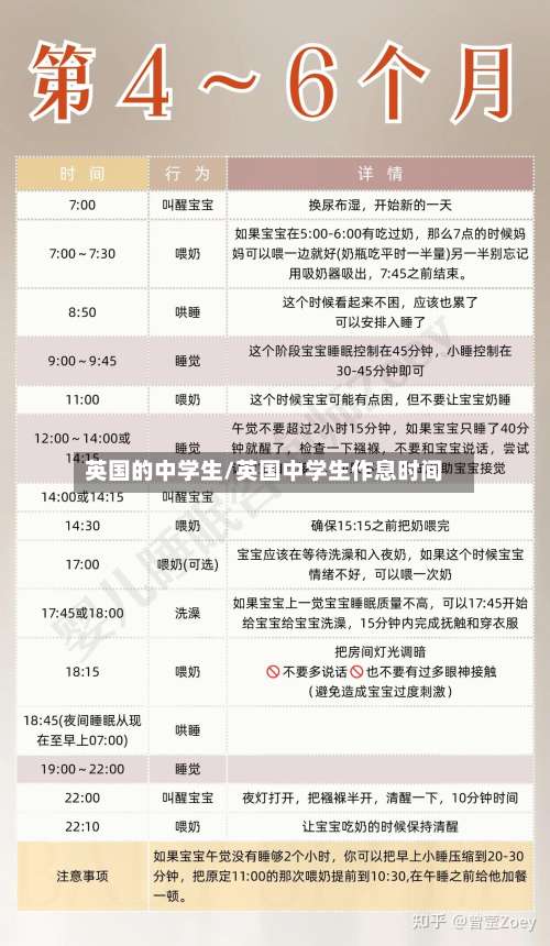 英国的中学生/英国中学生作息时间