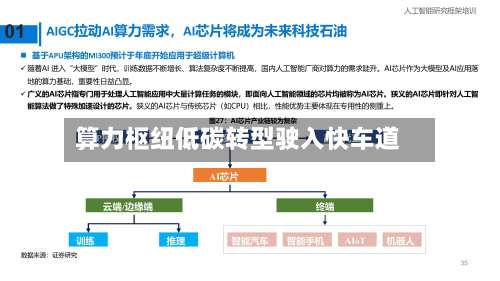算力枢纽低碳转型驶入快车道