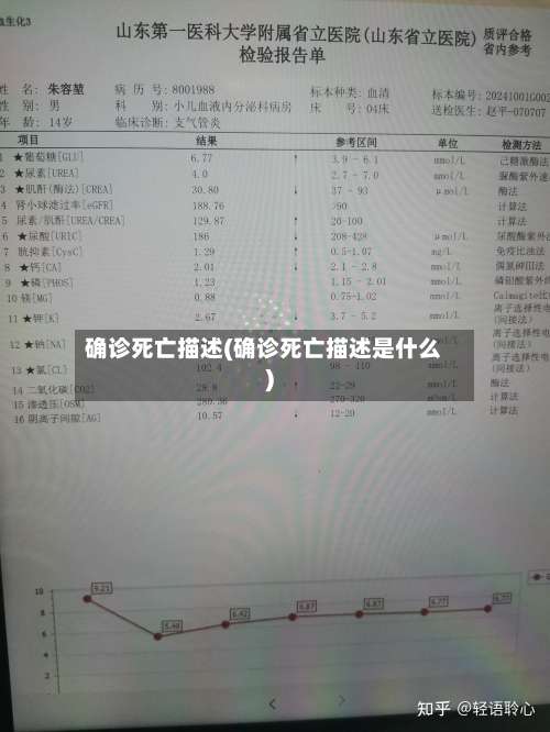 确诊死亡描述(确诊死亡描述是什么)