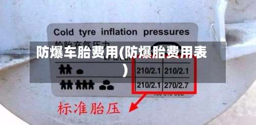 防爆车胎费用(防爆胎费用表)-第2张图片