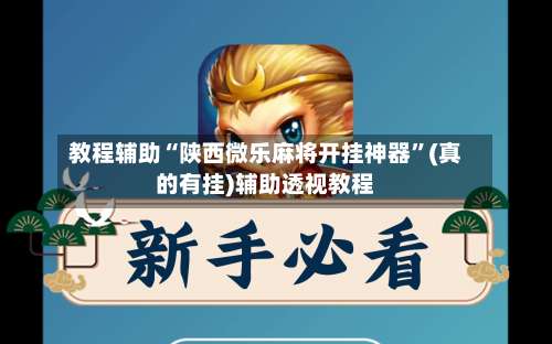 教程辅助“陕西微乐麻将开挂神器”(真的有挂)辅助透视教程