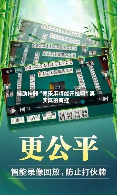 辅助神器“微乐麻将能开挂嘛	”其实真的有挂-第2张图片