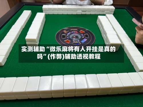 实测辅助“微乐麻将有人开挂是真的吗”(作弊)辅助透视教程-第3张图片