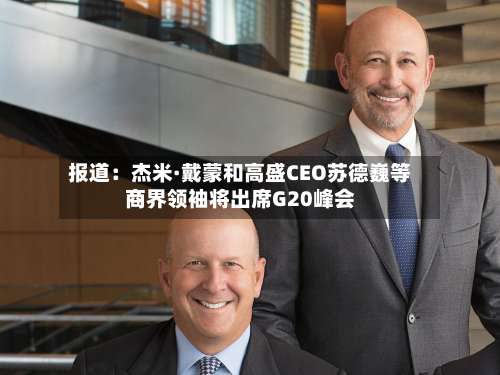 报道:杰米·戴蒙和高盛CEO苏德巍等商界领袖将出席G20峰会-第2张图片