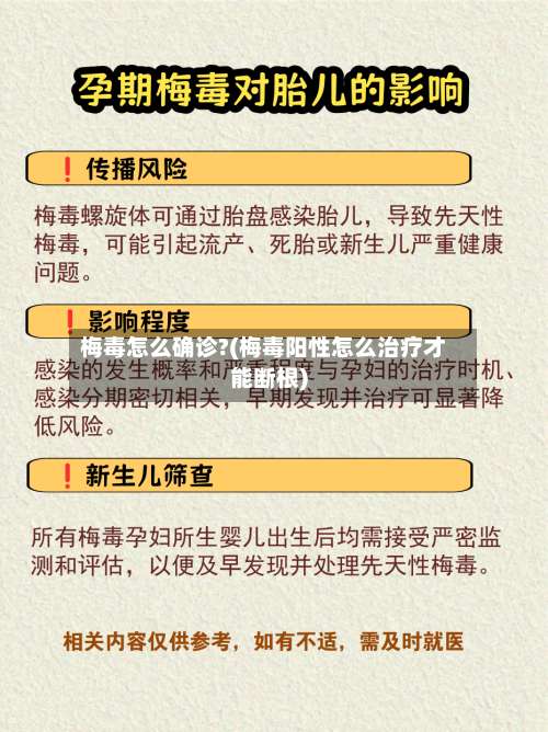 梅毒怎么确诊?(梅毒阳性怎么治疗才能断根)-第2张图片