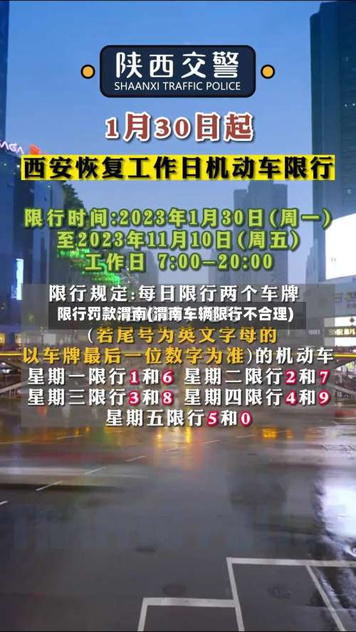 限行罚款渭南(渭南车辆限行不合理)