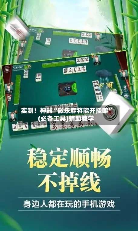 实测！神器“微乐麻将能开挂嘛”(必备工具)辅助教学-第3张图片