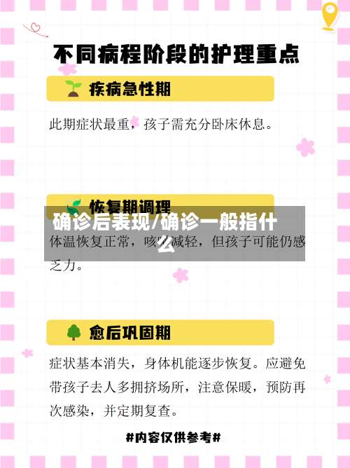 确诊后表现/确诊一般指什么-第2张图片