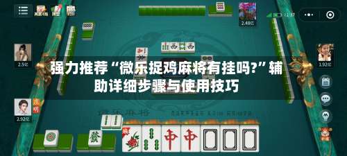 强力推荐“微乐捉鸡麻将有挂吗?”辅助详细步骤与使用技巧-第2张图片