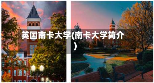 英国南卡大学(南卡大学简介)-第2张图片