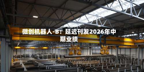 微创机器人-B：延迟刊发2026年中期业绩-第2张图片