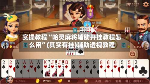 实操教程“哈灵麻将辅助开挂教程怎么用	”(其实有挂)辅助透视教程-第2张图片
