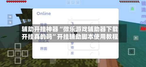 辅助开挂神器“微乐游戏辅助器下载开挂真的吗”开挂辅助脚本使用教程-第3张图片
