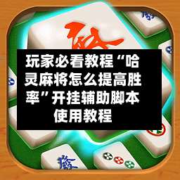 玩家必看教程“哈灵麻将怎么提高胜率”开挂辅助脚本使用教程-第2张图片