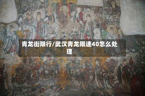青龙街限行/武汉青龙限速40怎么处理