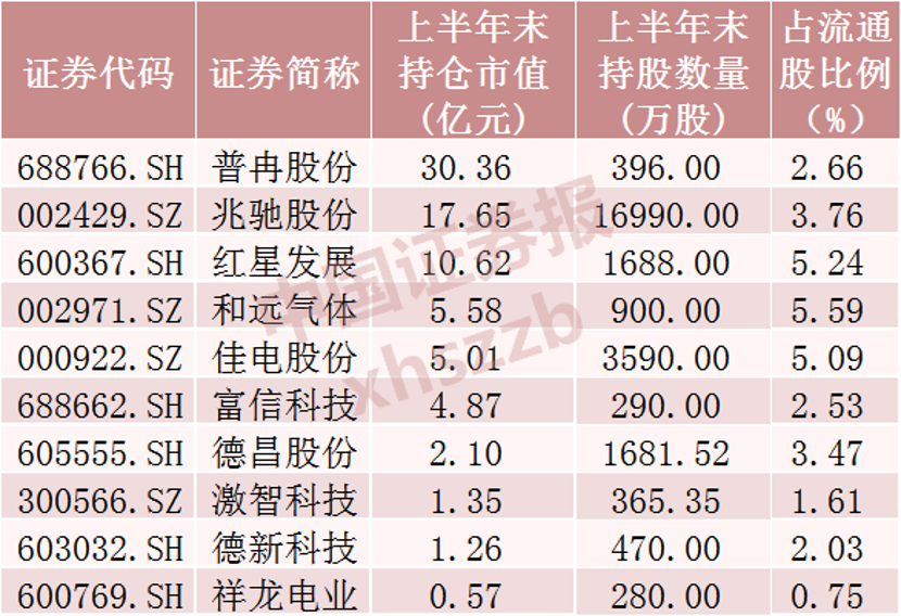 “超级牛散	”	，新进这些股票